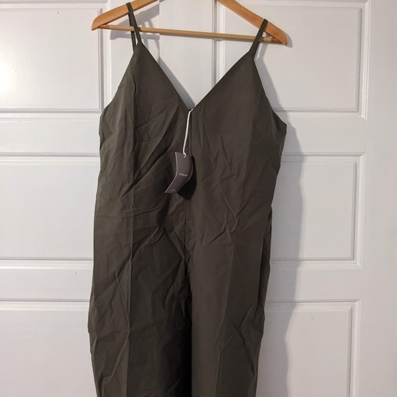 Everlane size 6 poplin slip dress in kalamata - Picture 2 of 2